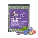Luxmi Estates Lavender Valley White Tea 25gm Tin | 100% Fresh | Lavender Tea | Mood Fixer, Low - Caffeine | For Good Sleep, Relaxation, Stress Relief &amp; Skin Health | Improves Immunity | Rich In Antioxidant