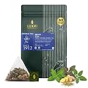 Luxmi Estates Holy Tea 50 Bags (100g) Pack | Tulsi Herbal Infusion | Caffeine-Free | Natural Immunity Booster | Supports Digestion &amp; Gut Health | Calming &amp; Stress-Relieving Herbal Chai | 50 Plant-Based Biodegradable B
