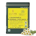 Luxmi Estates Organic Chamomile Herbal Infusion | 25 Gm Loose Pure Chamomile Flowers | Single Ingredient | Caffeine Free | Soothing And Relaxing | Stress Relief Bedtime Drink