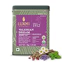 Luxmi Estates Valerian Dream – Organic Sleep Infusion | 50 gm Tin Caddy | USDA Organic | Valerian Root, Chamomile, Lavender &amp; Rose | Caffeine Free Best For Insomnia, Anxiety &amp; Stress Relief, Relaxation, Restful and Pe