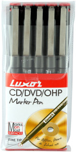luxor 969 ohp permanent marker - red