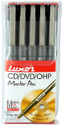 LUXOR 969 OHP Permanent Marker - Red