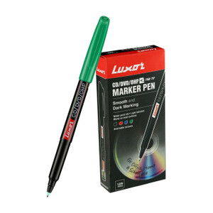 luxor green cddvdohp fine tip marker
