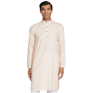 luxrio men39s cotton blend solid regular fit kurta