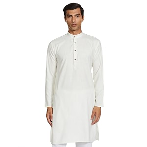 luxrio men39s cotton blend solid regular fit kurta