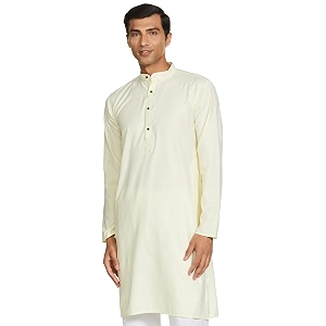 luxrio men39s cotton blend solid regular fit kurta