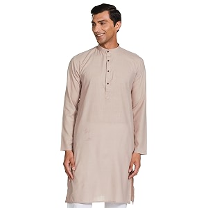 luxrio men39s cotton blend solid regular fit kurta