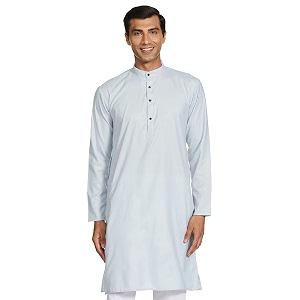 luxrio men39s cotton blend solid regular fit kurta