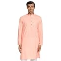 Luxrio Men's Cotton Blend Solid Regular Fit Kurta