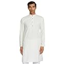 Luxrio Men's Cotton Blend Solid Regular Fit Kurta
