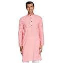 Luxrio Men's Cotton Blend Solid Regular Fit Kurta