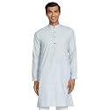 Luxrio Men's Cotton Blend Solid Regular Fit Kurta