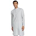 Luxrio Men's Cotton Blend Solid Regular Fit Kurta