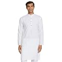 Luxrio Men's Cotton Blend Solid Regular Fit Kurta