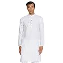 Luxrio Men's Cotton Blend Solid Regular Fit Kurta