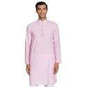 Luxrio Men's Cotton Blend Solid Regular Fit Kurta