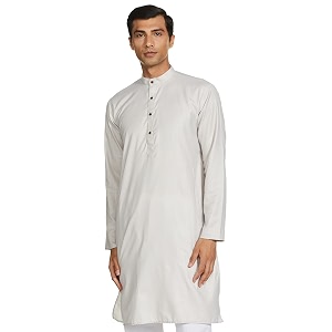 luxrio men39s cotton blend solid regular fit kurta