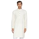 Luxrio Men's Cotton Blend Solid Regular Fit Kurta