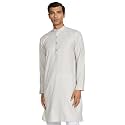 Luxrio Men's Cotton Blend Solid Regular Fit Kurta