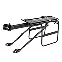 Aluminum Alloy Bike Rear Rack, Strong Cargo Holder for Mountain Road Bikes