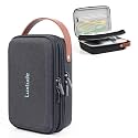 Luxtude Charger Organizer Travel Case, Double Layer Electronics Organizers