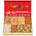 Luxurious Treats Gourmet Nuts Tray Thank You Gift Basket for Appreciation, Healthy Snack Box for Him, Her, Office Staff