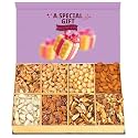 Luxurious Treats Nuts Gift Basket Assorted Nuts Gourmet Collection Healthy Food Box Mixed Cravings Platter Tray Sampler Assortment Mix Gifts for Him Her