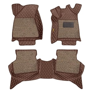 premium 7d car floor mat for merc benz e class 2015  coffee beige