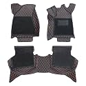 7D Car Floor Mat for MERC Benz Amg Gla 35 (2022) | Black Red with Black