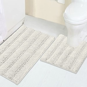 Luxury Chenille Bath Rug Sets for Bathroom