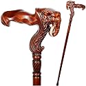 Luxury Handmade Wooden Walking Cane – Premium Carved Solid Wood, Ergonomic Comfort Grip, Designer Canes for Men &amp; Women, Elegant Fashionable Walking Stick 36