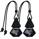 Luxury Perfume Scented Car Air Freshener for Summer - Hanging Essential Oil Diffuser with 90-Day Long-Lasting Fragrance, Non-Toxic & Eco, Premium Gift for Men/Women(Pure white linen Scent, 2 x 8ml)