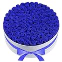 Perfectione Roses 100 Preserved Roses in Velvet Box, Flowers for Delivery