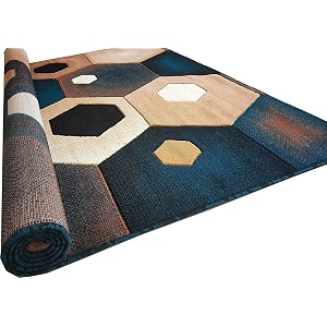 luxury shag area rug 6x8 feet  ultra soft 1 inch thick carpet for living room amp bedroom  anti-slip durable amp easy-care floor rug