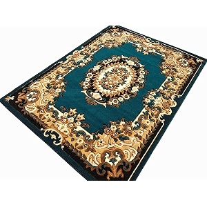 luxury shag area rug 6x8 feet  ultra soft 1 inch thick carpet for living room amp bedroom  anti-slip durable amp easy-care floor rug