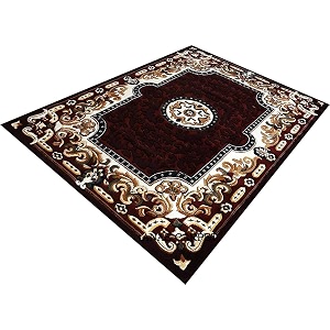 luxury shag area rug 6x8 feet  ultra soft 1 inch thick carpet for living room amp bedroom  anti-slip durable amp easy-care floor rug