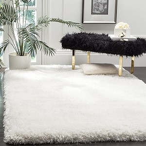 Luxury Shaggy Carpet Solid Plain Fluffy Fur
