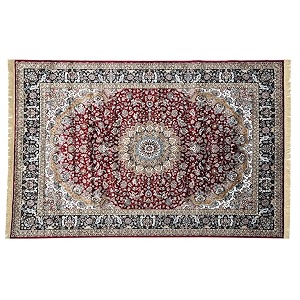 Luxury Silk Carpet 5 x 7 FEET