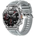 Luxury Smart Watch for Men Answer/Make Call 1.8" HD Full Touch Screen with Multiple Sports Modes Sleep Monitor Stainless Steel Activity Fitness Tracker
