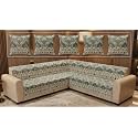 Luxury Sofa Cover L Shape 5 Seater