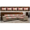 Luxury Sofa Cover L Shape 5 Seater