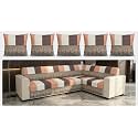 Luxury Sofa Cover L Shape 5 Seater