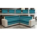 Luxury Sofa Cover L Shape 5 Seater