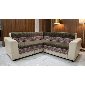 Luxury Sofa Cover L Shape 6 Seater