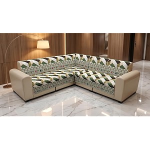 Luxury Sofa Cover L Shape 6 Seater