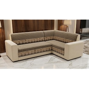 Luxury Sofa Cover L Shape 6 Seater