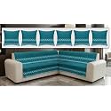 Luxury Sofa Cover L Shape 6 Seater