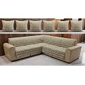 Luxury Sofa Cover L Shape 6 Seater