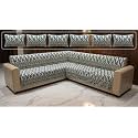 Luxury Sofa Cover L Shape 6 Seater