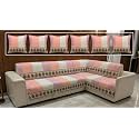 Luxury Sofa Cover L Shape 6 Seater